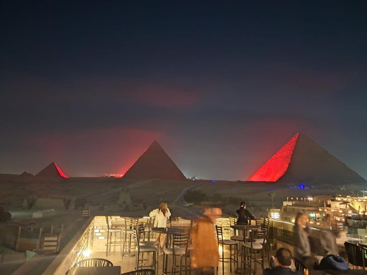 Pyramids East Inn Kafret el-Gabal Eksteriør billede